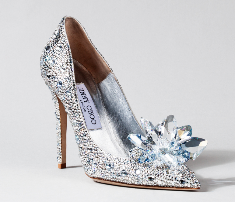 Jimmy Choo Designed Lily James' 'Cinderella' Premiere Shoes – The